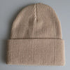 Pure Color Unisex Autumn Winter Wool Blends Soft Warm Knitted Cap Men Women SkullCap Hats Gorro Ski Caps 12 Colors Beanies