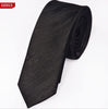 New Men's Casual Slim Ties Classic Polyester Woven Party Neckties Fashion Plaid Dots Man Neck Tie For Wedding Business Male Tie