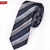 New Men's Casual Slim Ties Classic Polyester Woven Party Neckties Fashion Plaid Dots Man Neck Tie For Wedding Business Male Tie