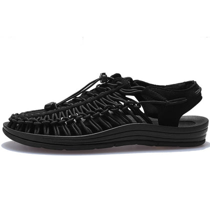 Size 35-48 Men Shoes High Quality Handmade Mens Sandals Summer Soft Non-slip Gladiator Sandals Men Hiking Beach Platform Sandals