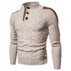 Men's Warm Pullover Sweaters with Buttons Oversized Knitted Pullovers Jumpers New Men Clothing