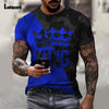 Sexy Mens clothing Basic Tops Fashion Playing cards Print T-shirt 2021 Summer Casual Pullovers Men Tees Shirt Plus Size S-5XL