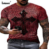 Sexy Mens clothing Basic Tops Fashion Playing cards Print T-shirt 2021 Summer Casual Pullovers Men Tees Shirt Plus Size S-5XL