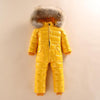 -30 Russian Winter Snowsuit 2021 Boy Baby Jacket 80% Duck Down Outdoor Infant Clothes Girls Climbing For Boys Kids Jumpsuit 2~5y