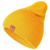 1 Pcs Hat PU Letter True Casual Beanies For Men Women Warm Knitted Winter Hat Fashion Solid Hip-hop Beanie Hat Unisex Cap