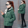 2021 New Winter Jacket Women Parkas Hooded Thick Down Cotton Padded Parka Female Jacket Short Coat Slim Warm Outwear P772