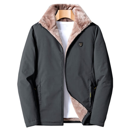 5XL Men Winter New Casual Classic Warm Thick Fleece Parkas Jacket Coat Men Autumn Fashion Pockets Windproof Parka Men Plus Size
