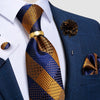 New Fashion Men's Pink Ties Paisley Silk Neck Tie Pcoket Square Brooch Set Wedding Accessories Gravata Gift For Men DiBanGu