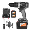 Cordless Electric Drill Driver 21V 6.0A Batteries Max Torque 200N.m Variable Speed Impact Hammer Drill DIY Electric Screwdriver