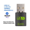 YUNCLOUD Wireless USB Wifi Adapter 1900Mbps USB Network Card 1200Mbps PC Wifi Dongle USB LAN Ethernet Dual Band 2.4G 5.8G