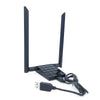 RTL8812AU USB Gigabit AC Wireless Network Card For Kali Linux Comes With Two External 8db Antennas