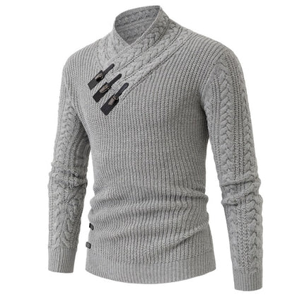 New style fashion autumn winter men's sweater fashion warm knit turtleneck pullover men's slim street pullover clothing