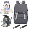 Multifunctional Portable Large Mom Diaper Bag Folding Baby Travel Large Backpack Baby Bed Diaper Changing Table Pads For Outdoor