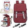 Multifunctional Portable Large Mom Diaper Bag Folding Baby Travel Large Backpack Baby Bed Diaper Changing Table Pads For Outdoor