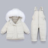 2021 Winter down jacket Jumpsuit for Baby Boy Girl Clothes Clothing Set 2pcs Overalls for children Toddler Snowsuit coat 1-4 yrs