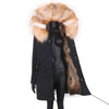 2021 New Big Real Raccoon Fur Collar Real Natural Fur Coat Winter Jacket Long Women Raccoon Fur Liner Hooded Parkas