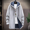 2020 Thicken Knitted Cardigan Jacket New Men Sweater Jacket Autumn Winter Solid Color Buttons Fashion Twist Warm Knitwear Coat