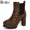 DORATASIA Brand New Female INS Hot Platform Ankle Boots Fashion Thick High Heels Boots Women Party Sexy Elegant Shoes Woman