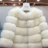 Wholesale Women's Imitation Fox Fur Coat Furry Luxury Faux Fur Coat New Winter Thick Warm Overcoat Fashion Outwear Drop Shipping