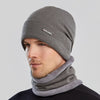 2020 Winter Beanies Hat Scarf Set Men Knit SkullCap Thick plush Unisex velvet cap Women Russia ski Neck Warm wool coldproof hat