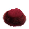 2021 New Winter Hat Artificial Fox Fur Plus Velvet Thick Warm Bucket Hat Cold-proof Men's Panama Hat Fashion Fur Ladies Hat
