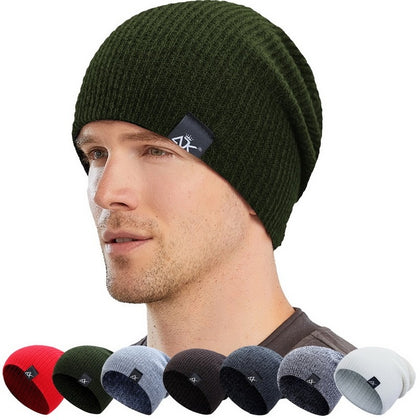 15 Colors PU Letter True Casual Beanies for Men Women Girl Boy Fashion Knitted Winter Hat Solid Hip-hop Skullies Hat Unisex Cap