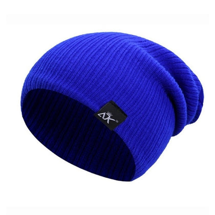 15 Colors PU Letter True Casual Beanies for Men Women Girl Boy Fashion Knitted Winter Hat Solid Hip-hop Skullies Hat Unisex Cap