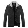 4Xl Plus Autumn New Thick Warm Fleece Leather Jacket Men Winter Outwear Casual Fashion Classic PU Faux Leather Jacket Coat Men