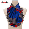 2021 New Fashion African Print Ankara Tie for Women African Triangle Ankara Fabric Cravat Africa Tie SP027