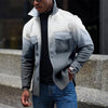 Mens Hooded Jacket Cargo Sweatshirts Autumn Winter New Pocket Buttoned Outwear Coat Male Loose Casual Turn-down Collar Top 2021