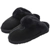 Women Fashion Natural Sheepskin Fur Slippers Winter Warm Slippers Indoor House Slippers Top Quality Soft Wool Lady Home Shoes