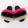 Summer Women Faux fur slippers For Women Fluffy slippers House Female ladies Shoes Woman slippers With fur Furry Slides