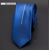Men Tie 5cm skinny ties luxury Mens Fashion Striped Neckties Corbatas Gravata Jacquard Business man's Wedding dress Slim Tie