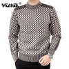 Sweater Mens Winter Thick Warm Cashmere Turtleneck Men Knitted Plaid Sweaters Slim Fit Pullover Pull Homme Classic Wool Knitwear