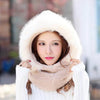 Kagenmo Sweet Winter Hat Full Protection High Latitude Cold Area Female Hat Double Thick Velvet Cap