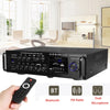 220-240V 2000W Wireless Digital Audio Amplifier 4ohm bluetooth Stereo Karaoke Amplifier 2 MIC Input FM RC Home Theater Amplifier