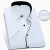 summer large size big Dress shirts wedding men office shirt short sleeve formal business plus 10XL 5XL 9XL 10XL 12XL 54 56 58 60